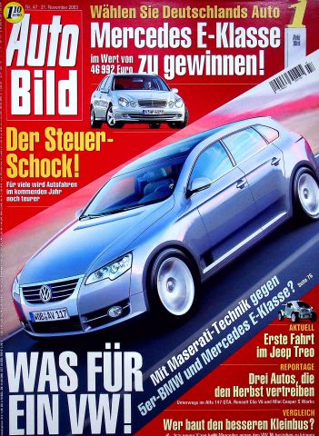 Deckblatt Auto Bild (47/2003)